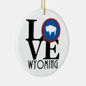 LIEBE Wyoming Keramik Ornament (Rechts)