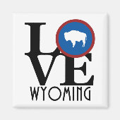 LIEBE Wyoming Magnet (Vorne)
