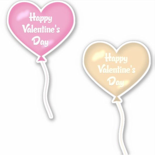 LIEBE x 2 Aufkleber (Vorderseite)