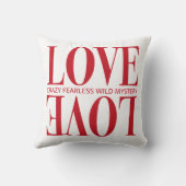 LIEBE x LIEBE Kissen (Rückseite)