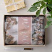 Liebe XOXO Valentine FotoCollage Seidenpapier (Geschenk)