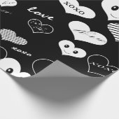 Liebe Xoxo Wrapping Paper Geschenkpapier (Ecke)