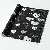 Liebe Xoxo Wrapping Paper Geschenkpapier (Ungerollt)