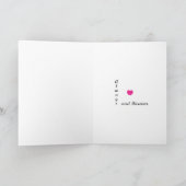 Liebe Ya! Feiertagskarte (Innenseite)