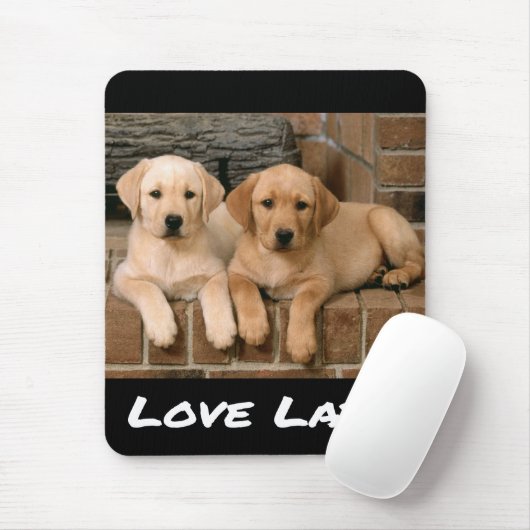 Liebe Yellow Labrador Retriever Puppy Hund Mouse P Mousepad (Mit Mouse)