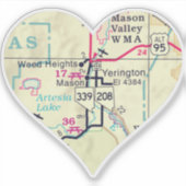 Liebe Yerington NV Aufkleber (Vorderseite)