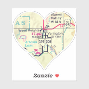 Liebe Yerington NV Aufkleber