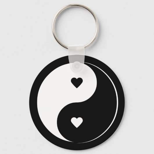 Liebe Yin Yang Schlüsselanhänger (Vorderseite)