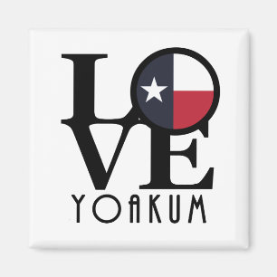 LIEBE Yoakum Texas Magnet