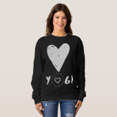 Liebe Yoga Angepasst Scoop Sweatshirt (Vorne ganz)