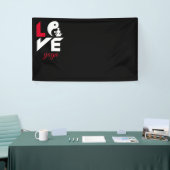 Liebe-Yoga Banner (Messeveranstaltung)