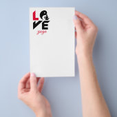 Liebe-Yoga Flyer (Handgriff)