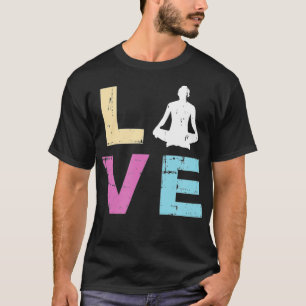 Liebe Yoga Geschenk Spirituelle Meditation Yoga T-Shirt