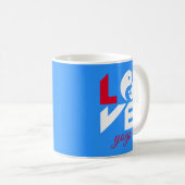 Liebe-Yoga Kaffeetasse (VorderseiteRechts)