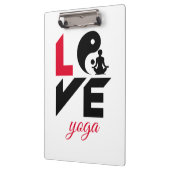 Liebe-Yoga Klemmbrett (Links)