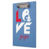 Liebe-Yoga Klemmbrett (Links)