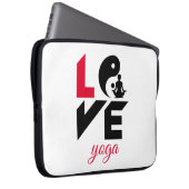Liebe-Yoga Laptopschutzhülle (Vorne Rechts)