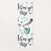 Liebe Yoga Mat Yogamatte (Rückseite)