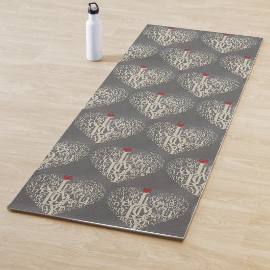 Liebe Yoga Mat Yogamatte (Beispiel)