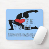 Liebe-Yoga Mousepad (Mit Mouse)