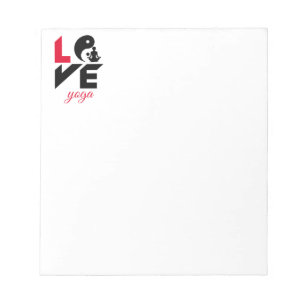 Liebe-Yoga Notizblock
