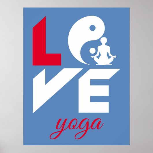 Liebe-Yoga Poster (Vorne)