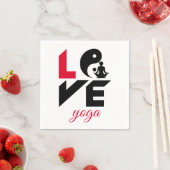 Liebe-Yoga Serviette (Beispiel)