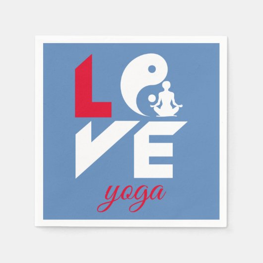 Liebe-Yoga Serviette (Vorderseite)