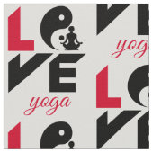 Liebe-Yoga Stoff (Nahaufnahme)