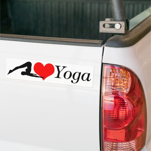 Liebe-Yoga-Stoßdämpfer Autoaufkleber (Auf Lkw)