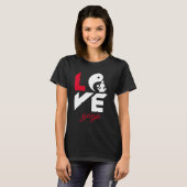 Liebe-Yoga T-Shirt (Vorne ganz)