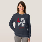 Liebe-Yoga T-Shirt (Vorne ganz)