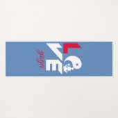 Liebe-Yoga Yogamatte (Rückseite (Horizontal))