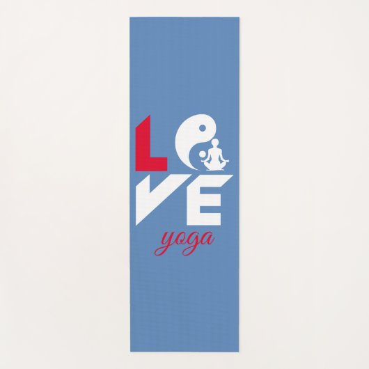 Liebe-Yoga Yogamatte (Vorderseite)