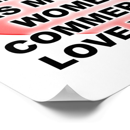 Liebe Yogurt Funny Poster (Ecke)