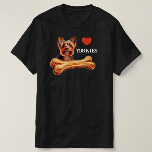 LIEBE YORKIES T-Shirt (Design vorne)