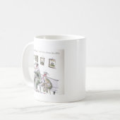 Liebe Yorkshire, das whippets Zähne borgt Kaffeetasse (Vorderseite Links)