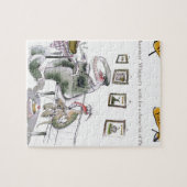 Liebe Yorkshire, das whippets Zähne borgt Puzzle (Horizontal)