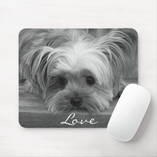 Liebe Yorkshire Terrier Puppy Dog Mousepad (Mit Mouse)