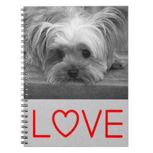 Liebe Yorkshire Terrier Puppy Doppy Notebook Journ Notizblock