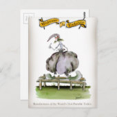 Liebe Yorkshire, tragbare Toilettenerfinderin Postkarte (Vorne/Hinten)