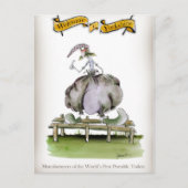 Liebe Yorkshire, tragbare Toilettenerfinderin Postkarte (Vorderseite)