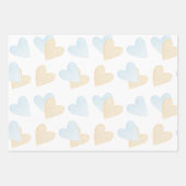 Liebe You Baby Boy Wrapping Paper Sheets Geschenkpapier Set (Vorderseite 2)
