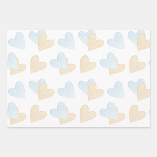 Liebe You Baby Boy Wrapping Paper Sheets Geschenkpapier Set (Vorderseite 2)