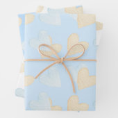 Liebe You Baby Boy Wrapping Paper Sheets Geschenkpapier Set (Beispiel)