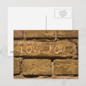 Liebe you_bricks postkarte (Vorne/Hinten)