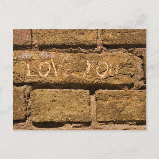 Liebe you_bricks postkarte (Vorderseite)