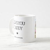 Liebe You Daddy | Handgeschriebene Fotos Kaffeetasse (Vorderseite Links)