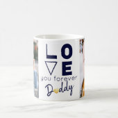 Liebe You Daddy Twin Foto Kaffeetasse (Mittel)