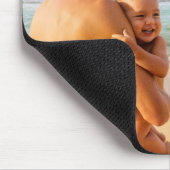 Liebe You Daddy | Vater Custom Zwei Fotos Mousepad (Ecke)